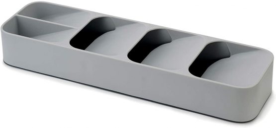 Joseph Joseph 85119 DrawerStore Compact Cutlery Organiser tray- Grey