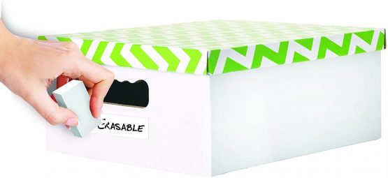 Jokari 47802 - Label Once Erasable Multi-Use Labels Starter Kit with 70 labels, Eraser and Pen - Image 3