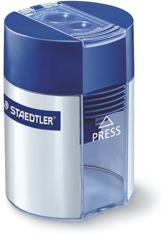 STAEDTLER 512 001 Double Sharpener Round 10 Pieces in Cardboard Box