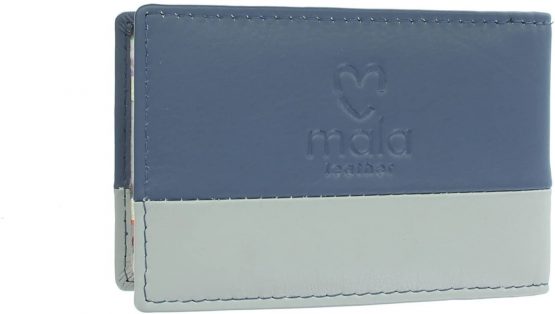 Mala Leather Best Friends Collection Travel Pass / Oyster Card Holder 630TC_65 Navy - Image 3
