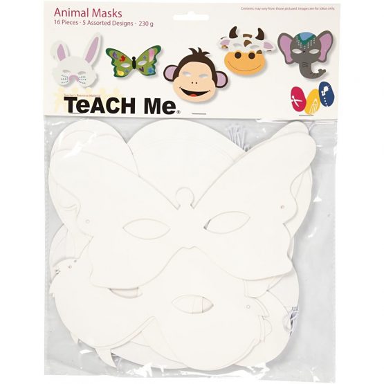 Animal Masks, H: 13-24 cm, 16 asstd, 230 g - Image 2