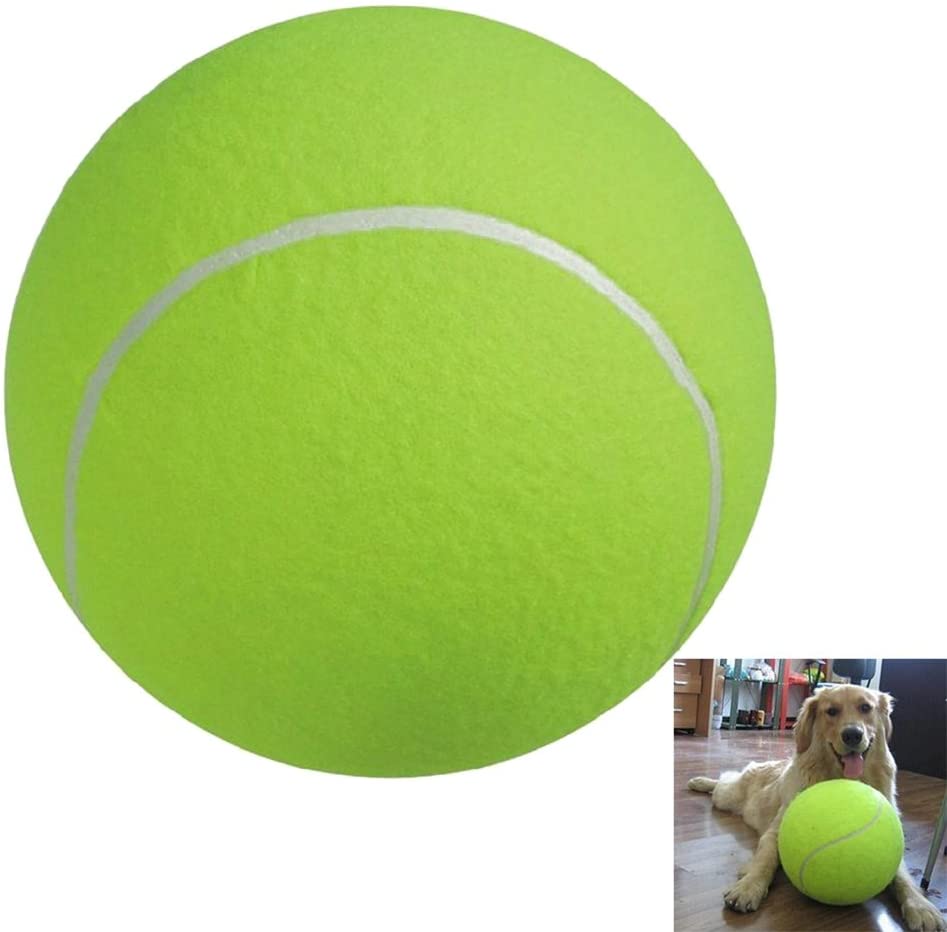WINOMO Giant Tennis Ball for Sports Pet Toys 9.5-inch, Light Green