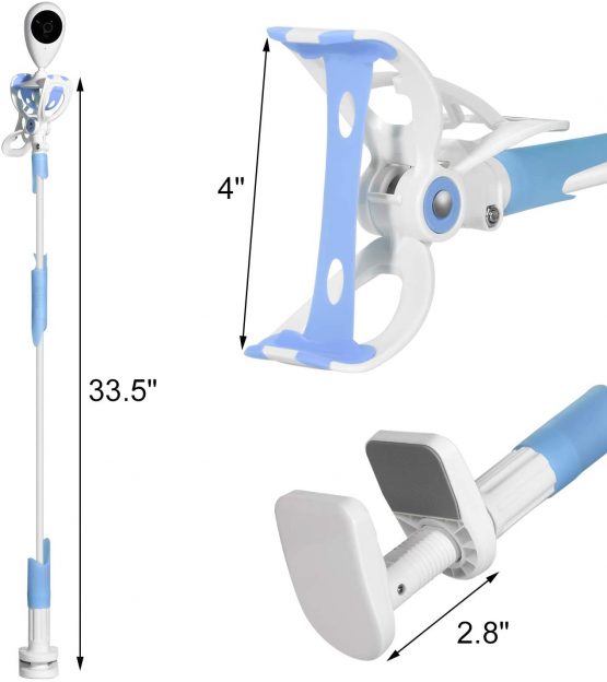 Baby Monitor Holder Universal Holder for Baby Monitor with Straps Flexible Baby Camera Mount Shelf No Drilling Safer Monitor Stand Baby(Baby Monitor not Included) - Image 3