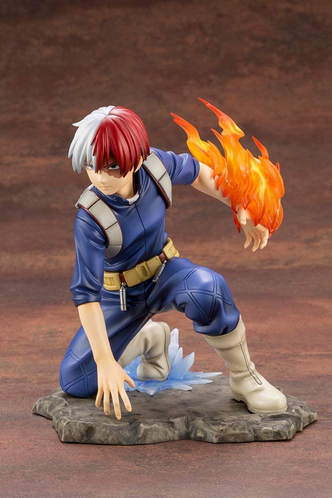 Kotobukiya My Hero Academia Artfx J Shoto Todoroki Statue, Red and Blue - Image 3