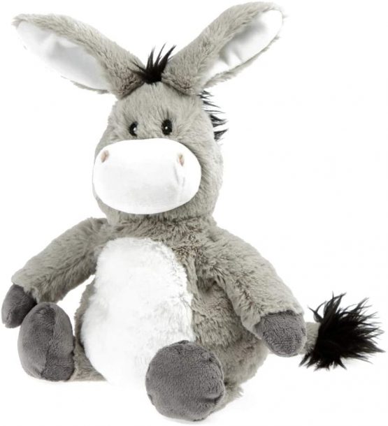 PELUCHO Pela Donkey Soft Toy - Grey, White, Black