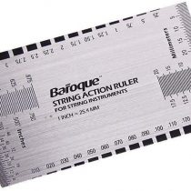 Guitar Ruler String Action Ruler Gauge Tool for Electric Bass Acoustic Guitar Mandolin Banjo (Ruler)