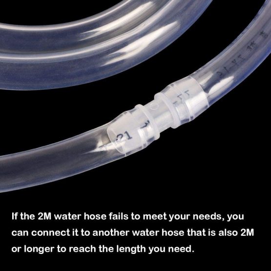 flintronic Fuel Hose 2m, PVC Diesel Hose with Connector for Petrol, Diesel, Water, etc. 16mm - Image 4