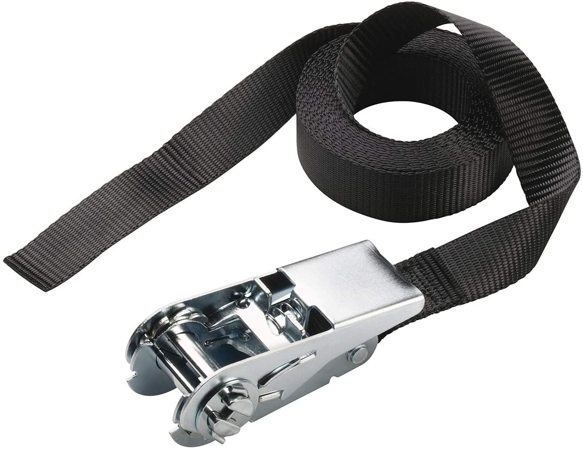 Master Lock 3223EURDAT Certified Ratchet Strap, Black, 2,5m x 25mm Strap, 16.8 cm x 9.8 cm x 4.6 cm