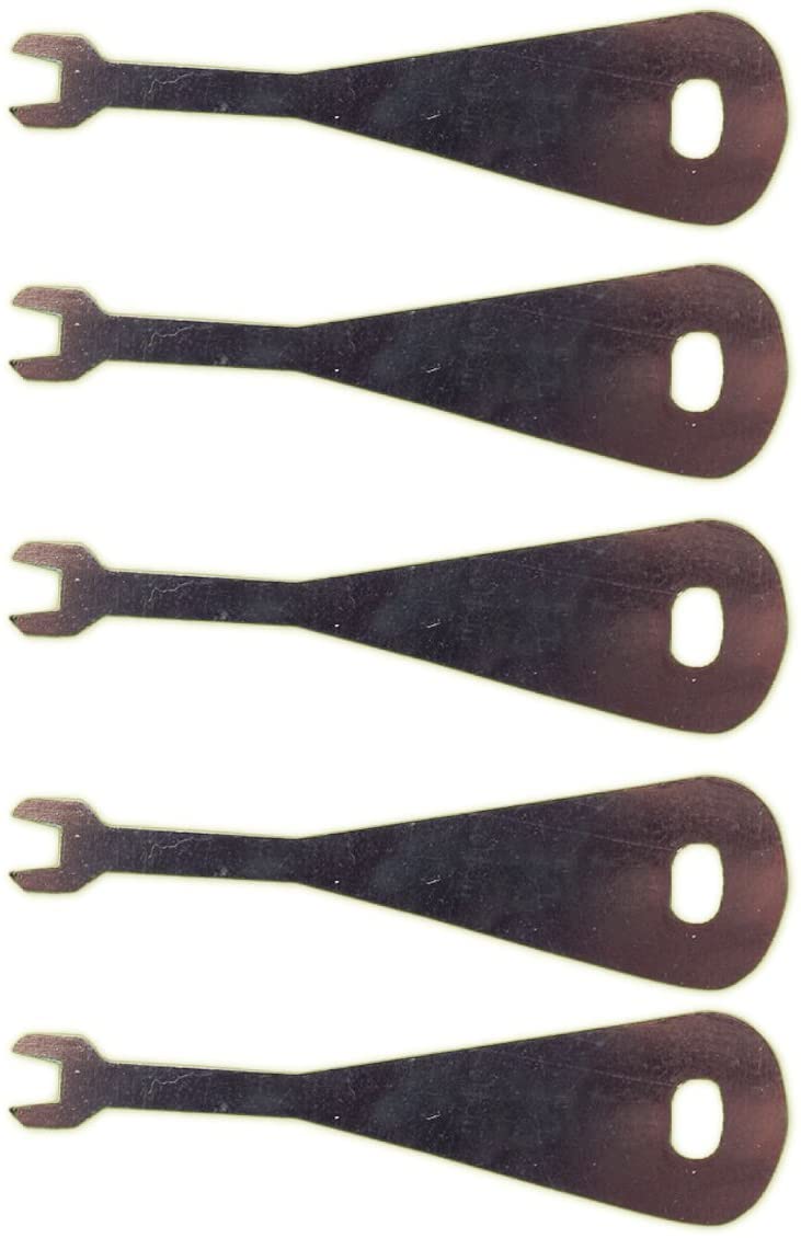ToolsOnline 5-Pack X1 X3 X5 TEST FISH SWITCHES FOR SECRET EMERGENCY LIGHT GRID SWITCHES, black