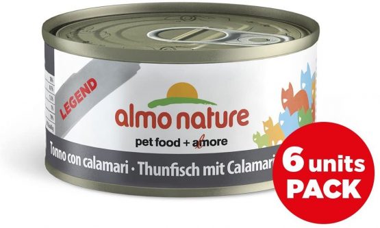 Almo Nature Mega Pack - Tuna with Squids 6 x 70g Cans - Image 2
