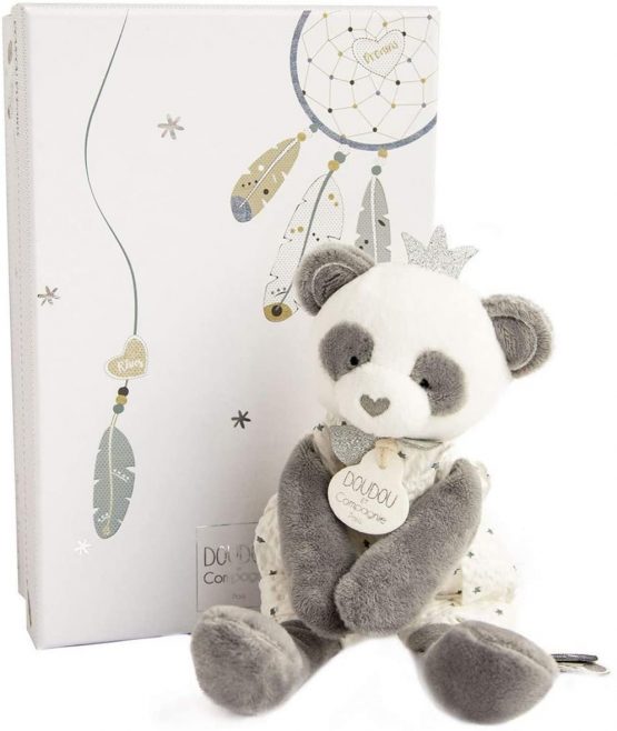 Doudou et Compagnie DC3540 ATTRAP-REVE - Panda Marionette Grey