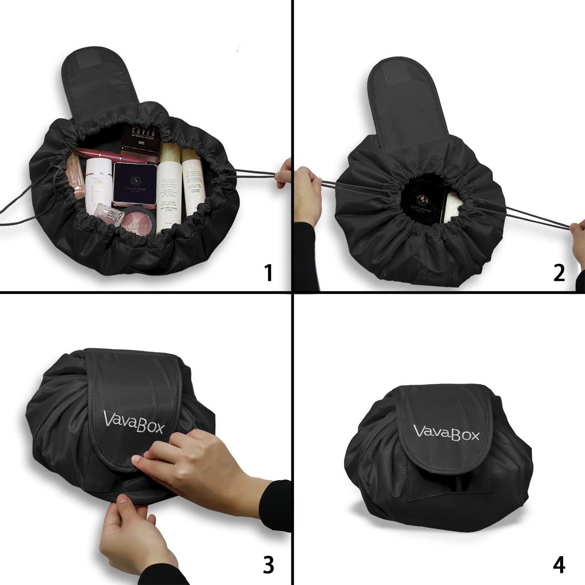 Lazy Drawstring Makeup Bags - Image 4
