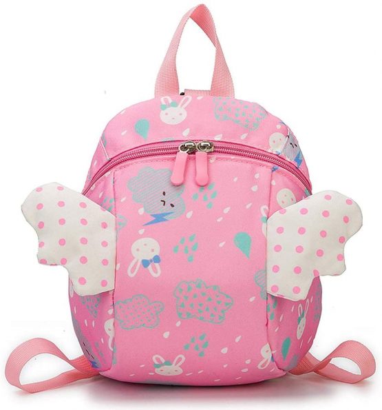Cosyres Bunny Kids Backpack Preschool Toddler Girls with Reins Pink
