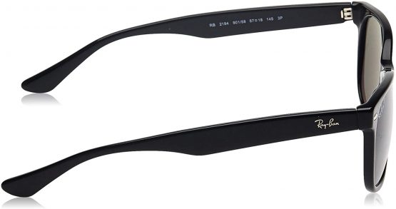 Ray-Ban Unisex Adults’ 901/58 Sunglasses, Black, 57 - Image 3