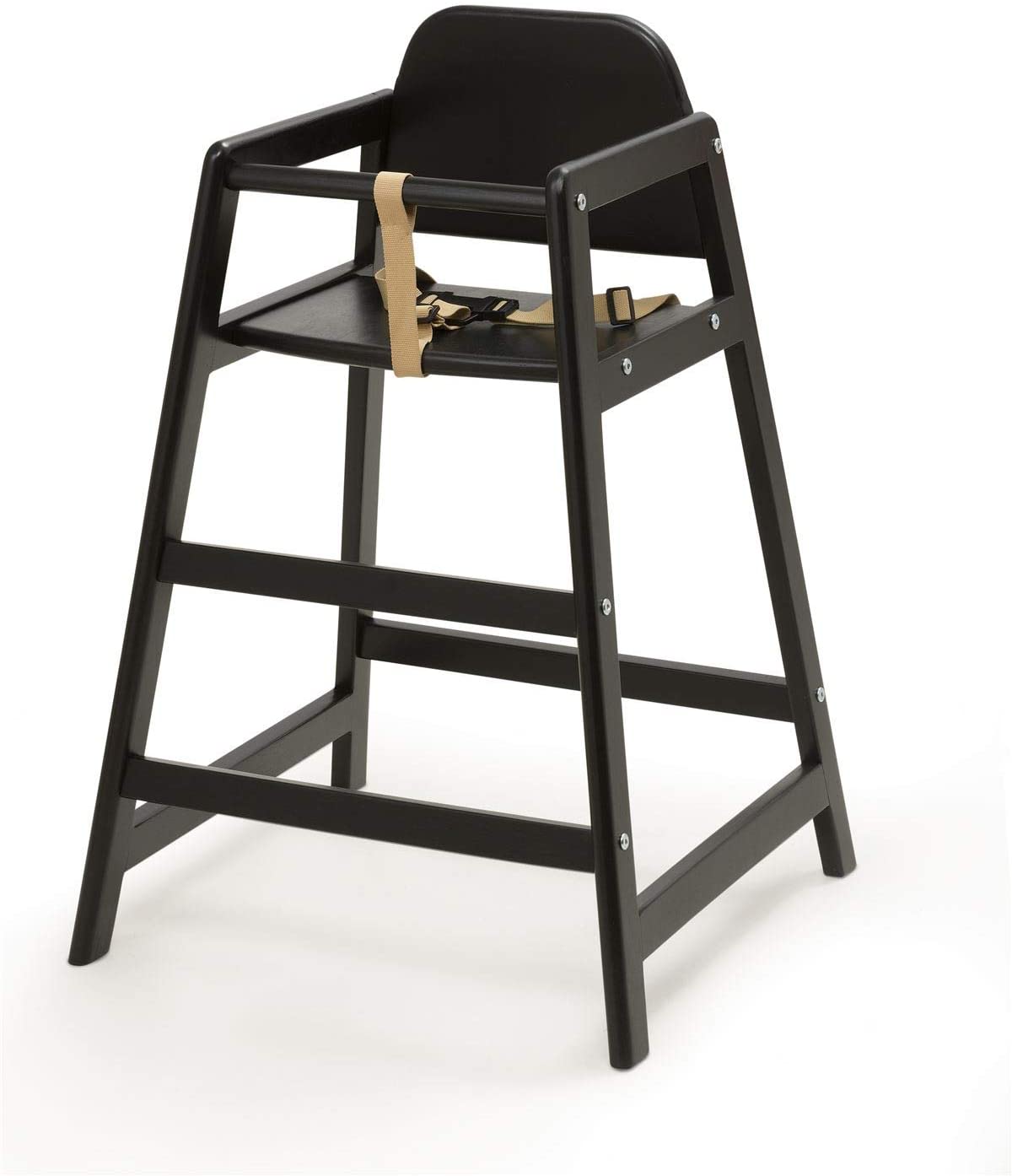 Safetots Simply Stackable High Chair Wooden, Black, Highchair for Baby and Toddler Stylish and Practical, Baby Highchair - Image 2
