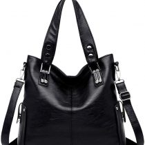 Designer Handbags for Ladies Large Leather Purses Tote Messenger Shoulder Crossbody Top Zipper Bag
