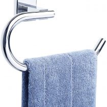 Sayayo Towel Ring Hand Towel Holder Wall Mounted, Towel Rail for Bathroom Kitchen, Toilet Paper Holder, SUS-304 Stainless Steel Polished Finished, EGK5010