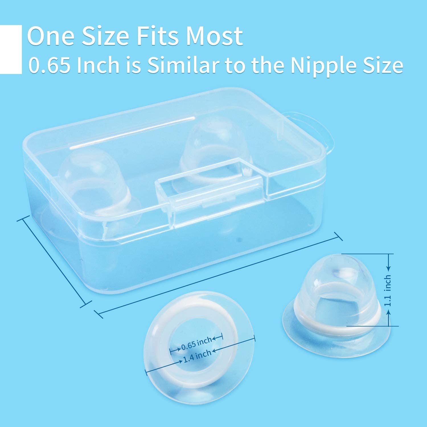 Bukihome Nipple Suckers, Nipple Corrector for Flat and Inverted Nipples ...