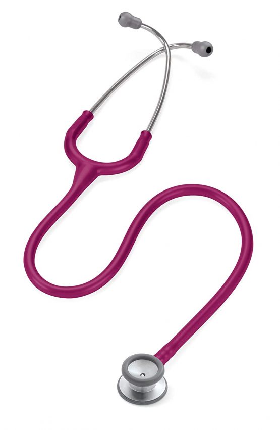 3M Littmann Classic II Paediatric Stethoscope, Raspberry Tube, 28 inch, 2122 - Image 2