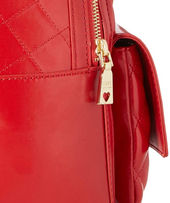 Love Moschino Women's Borsa Quilted Nappa Pu Backpack Bag, 31x12x30 Centimeters (W x H x L) - Image 4