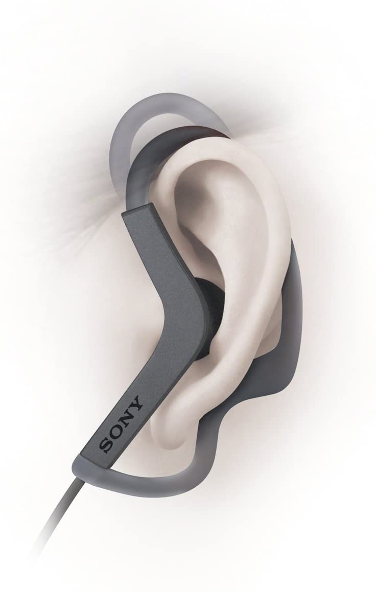 Sony MDR-AS210AP Sports In-Ear Splashproof Headphones with In Line Mic - Black - Image 3