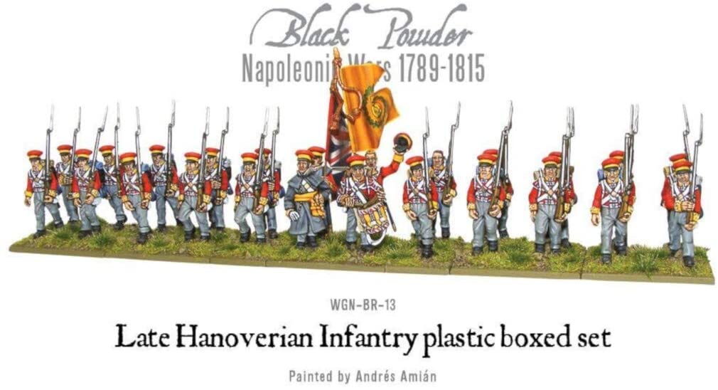 Hanoverian Infantry, 28mm Scale Plastic Miniatures for Black Powder by Warlord Games - Image 2
