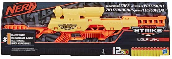 Nerf Alpha Strike Wolf LR-1 Toy Blaster with Targeting Scope - Includes 12 Official Nerf Elite Darts - For Kids, Teens, Adults - Image 3