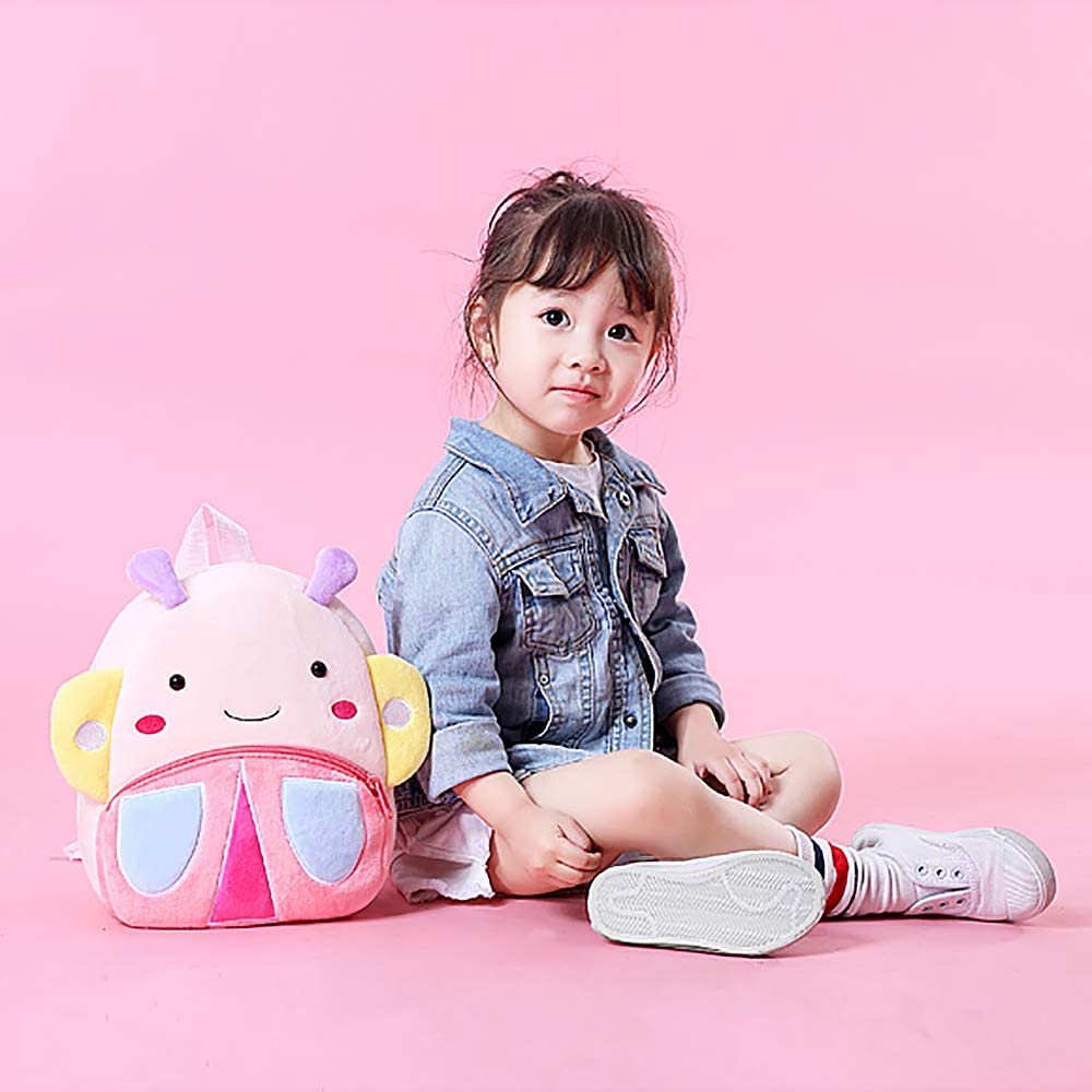 ISIYINER Kids Cartoon Backpack Toddler Children School Bag Cute Cartoon Animal Preschool Rucksack Gift for Children Boys Girls Butterfly - Image 2