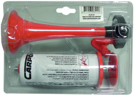 Carpoint 0524735 Manual Air Horn - Red - Image 2