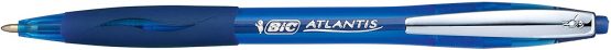 BIC Atlantis Clic Ballpoint Pen Blue Blister Pack - Image 2