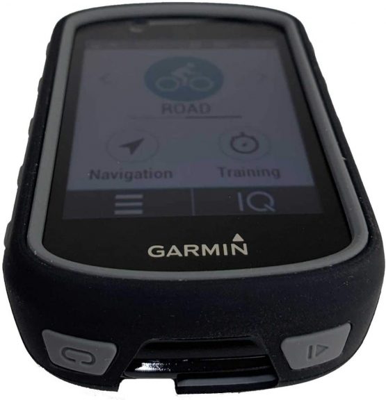 TUFF LUV Silicone Twin Dual Layer Double Protective Skin Case Compatible With Garmin Edge 830 - Black/Grey - Image 3