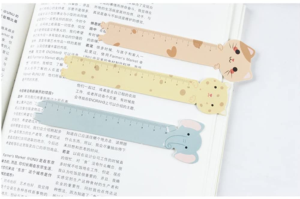 YOSCO Cute Animal Paper Bookmarks for Kids Children Boys Girls ,30PCs,You Look So Cute, White, 15.4cm x 4.5cm - Image 4