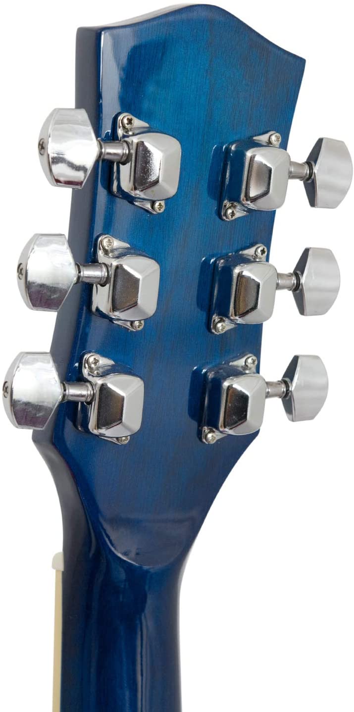 Tiger ACG1-BL Acoustic Guitar with Steel Strings, Small Body 4/4, for Beginners aged 11+, Bag, Strap, Spare Strings - Image 4