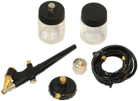 Silverline 380158 Hobby Airbrush Kit 6-Piece Set - Image 2