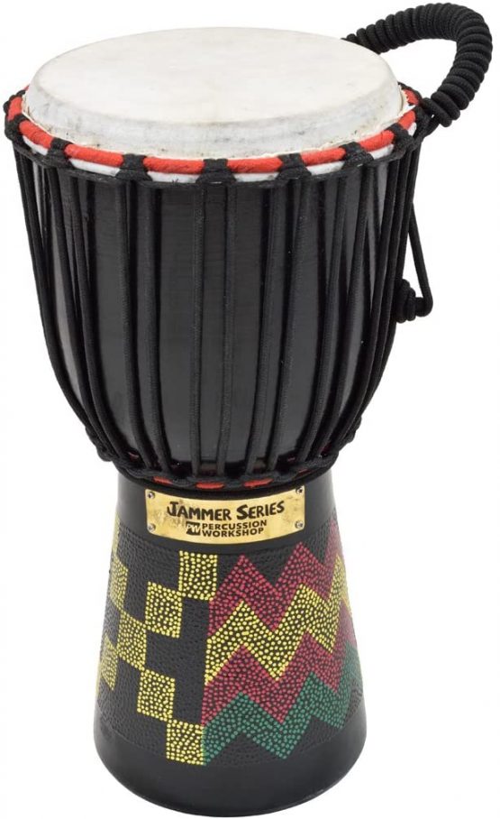 Percussion Workshop BDJ630K 6-Inch Head Kente Djembe Drum