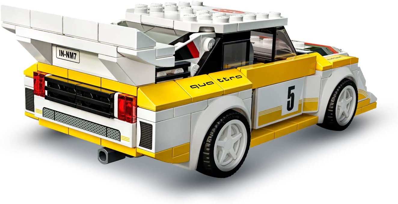 LEGO 76897 Speed Champions Audi Sport quattro S1 Racer Toy, with Racing Driver Minifigure, Race Cars Building Sets - Image 3