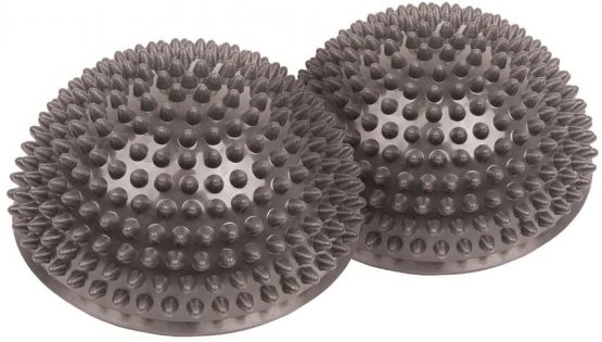 Fitness Mad Balance Pod Domes, Hedgehog Balance Pods, Promotes Stability, Balance, Coordination and Works Your Abs, 8cm Height, 16.5cm Diameter (Pair)