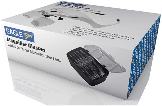 Eagle Magnifier Glasses with 5 Different Lens Magnifications - Image 2