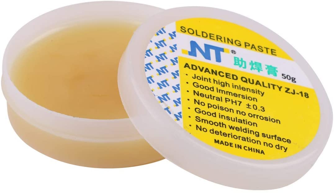 Desoldering Wick, Flux Paste, Tip Tinner, 3 Piece Soldering Tool Kit