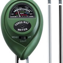Dooppa Soil PH Tester 3 in 1, Soil Testing Kit Plant Care with Moisture Test,Light Test and PH Test for Garden Care, Bonsai Tree, Farm, Lawn, Indoor & Outdoor Use (Battery Free)