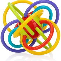 Nuby Lots A Loops Teething Ring and Built-in Rattle Toy
