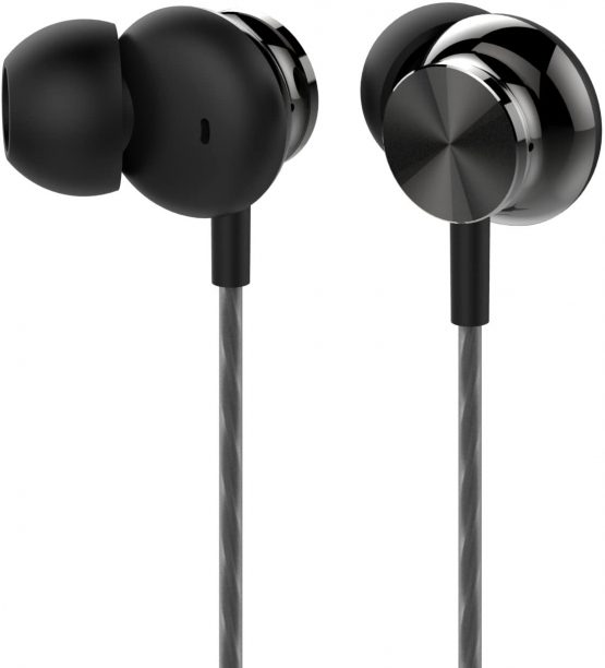 Betron BS10 Earphones, In Ear Headphones Earphones with Microphone and Volume Control, Powerful Bass Driven Sound, 12mm Large Drivers, Ergonomic Design, Black - Image 2