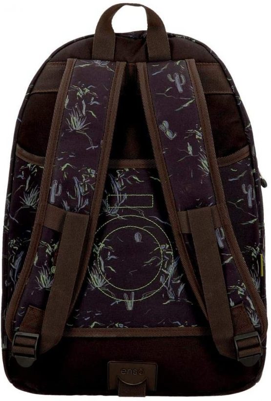 Enso West Backpack Adaptable to Trolley Black 31x42x15 cms Polyester 23.94L - Image 4