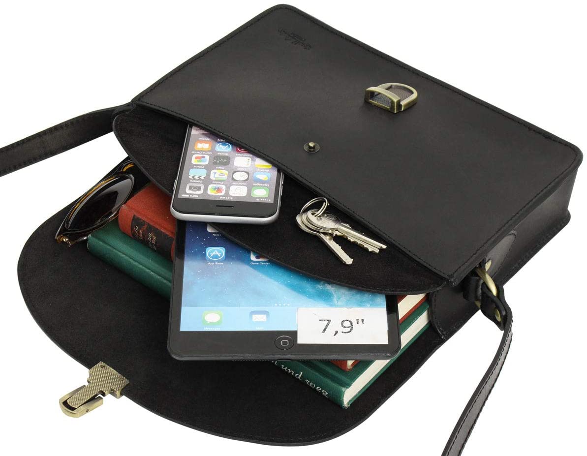 Gusti Handbag Leather - Zoey Shoulder Bag Leather Bag Black - Image 4