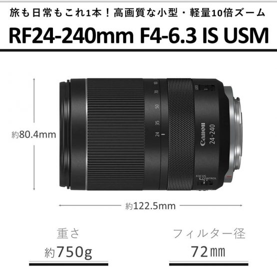 Canon RF 24-240mm F4-6.3 IS USM Lens - Image 2