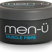 men-u MUSCLE FIBRE – Mens hair products – Hair putty w/ Strong, long lasting hold & matt finish. Instant style in your hands with a superb hold and separation. Mens Hair wax, single walled puck 100ml.