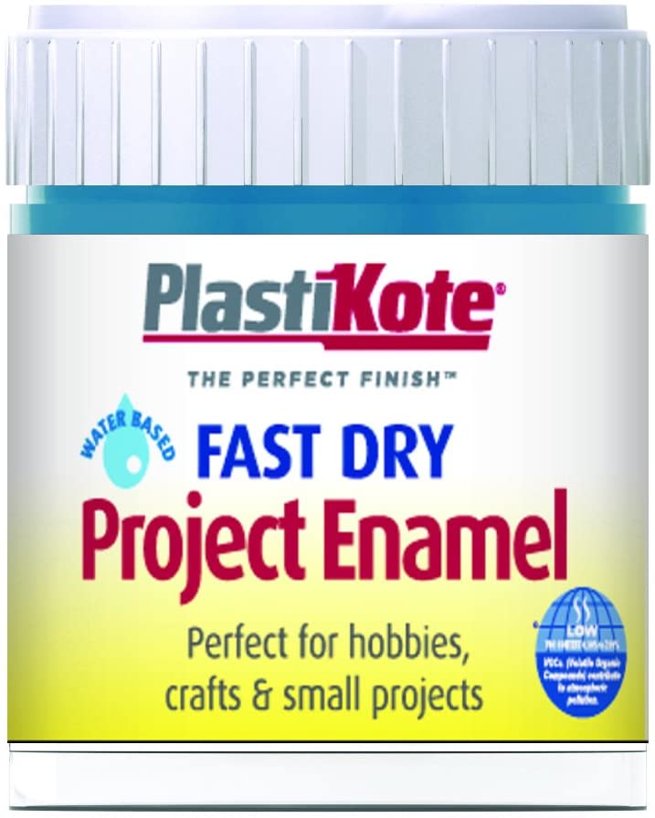 Plasti-Kote B23W 59 ml Enamel Paint Bottle - Harbour Blue, 59 ml (Pack of 1)