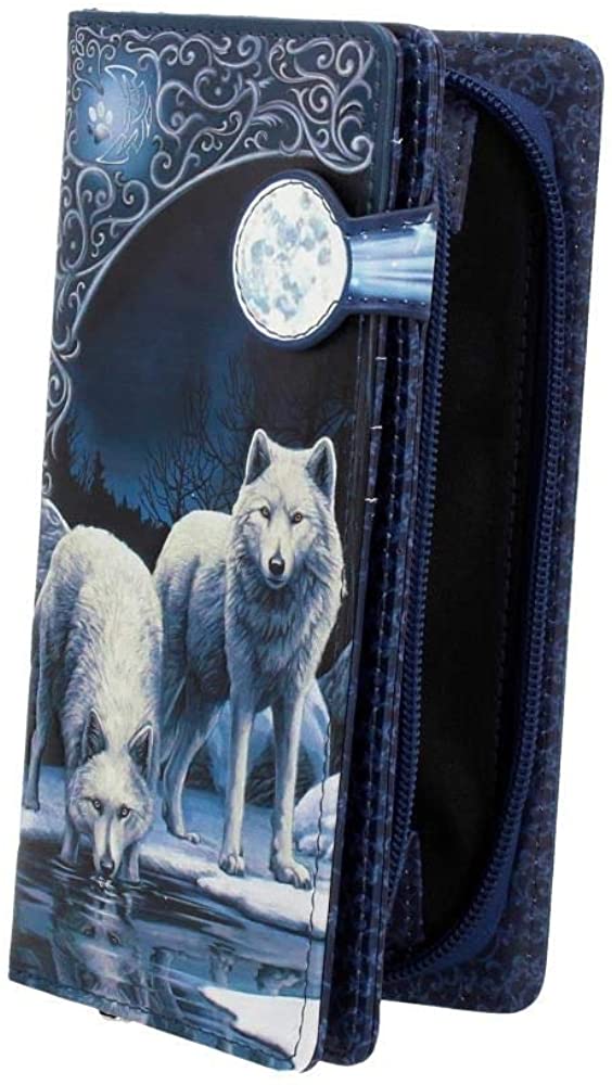Nemesis Now Warriors of Winter Lisa Parker Embossed Purse 19cm Blue, PU, 18.5cm - Image 2