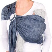 HOPPEDIZ Ring-Sling Popeline Denim