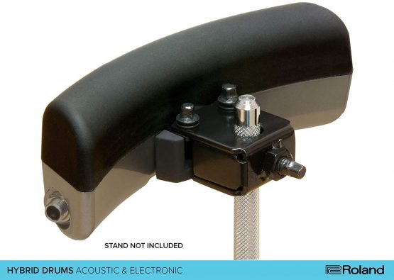 Roland Bt-1 Drum Bar Trigger Pad for Hybrid & V-Drums, Versatile Add-On Trigger Pad for V-Pads And Acoustic Drums - Image 4
